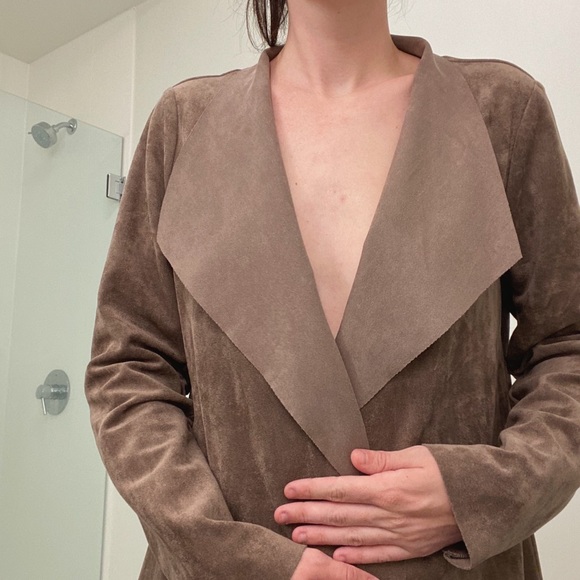 Suede moto jacket - Picture 3 of 4